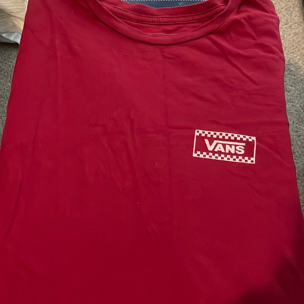 A maroon color large classic fit